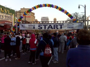 Memphis Grizzlies House 5K Starting Line