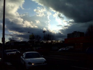 Counterpoint: Sky Across the Street from Kroger